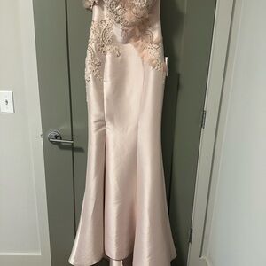 Terani Couture Pink Embellished Gown